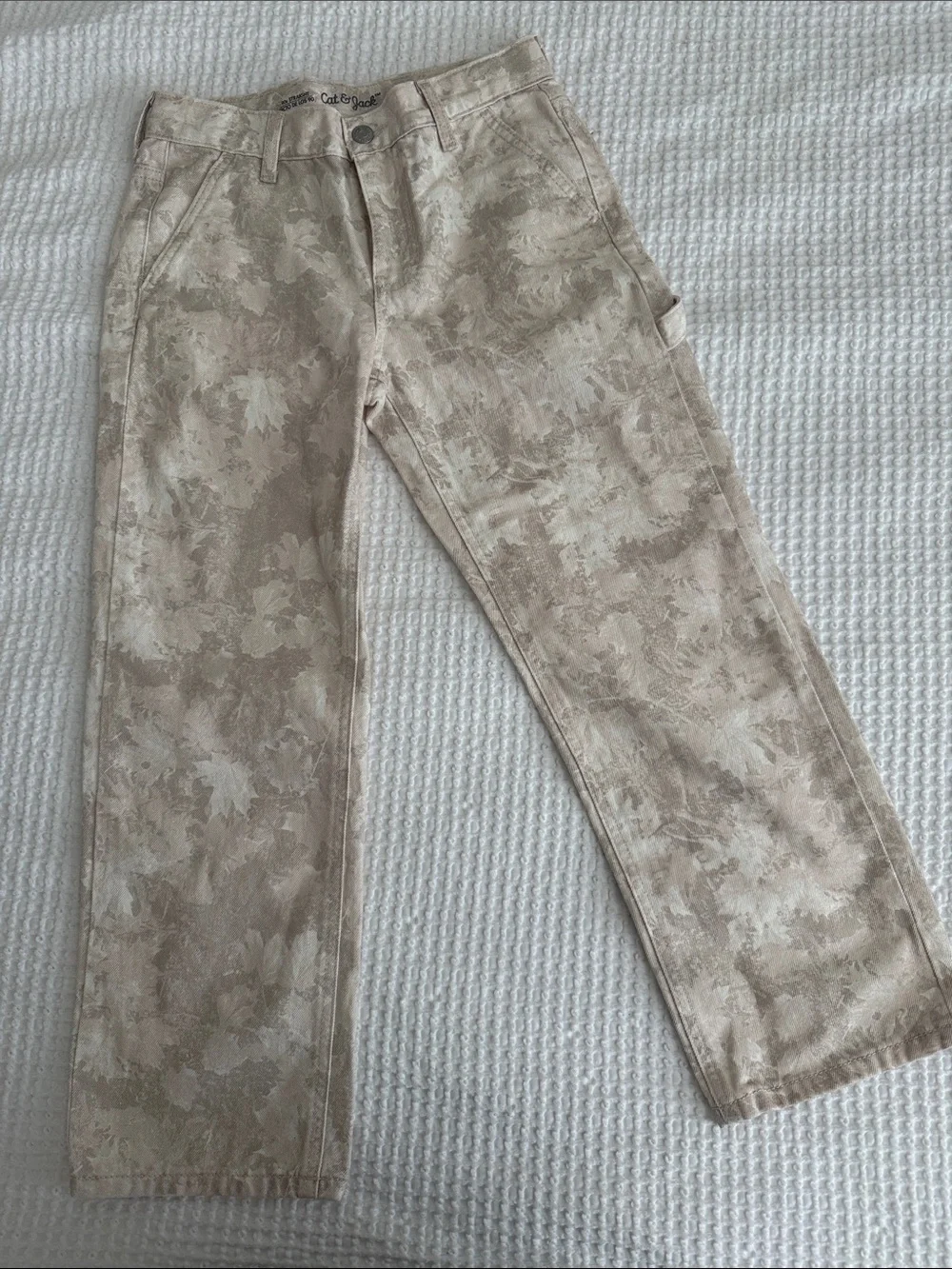Boys 10 | Cat & Jack Beige Camo Pants